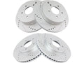 Set of 2 Front and Rear Brake Rotors for Suzuki XL7 (2007–2009) WB238HN