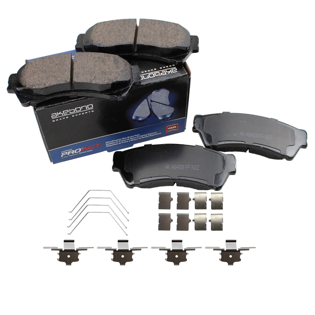 Front ProAct Disc Brake Pads for Ford Fusion Lincoln MKZ Mazda 6 (2013–2020) ACT1164