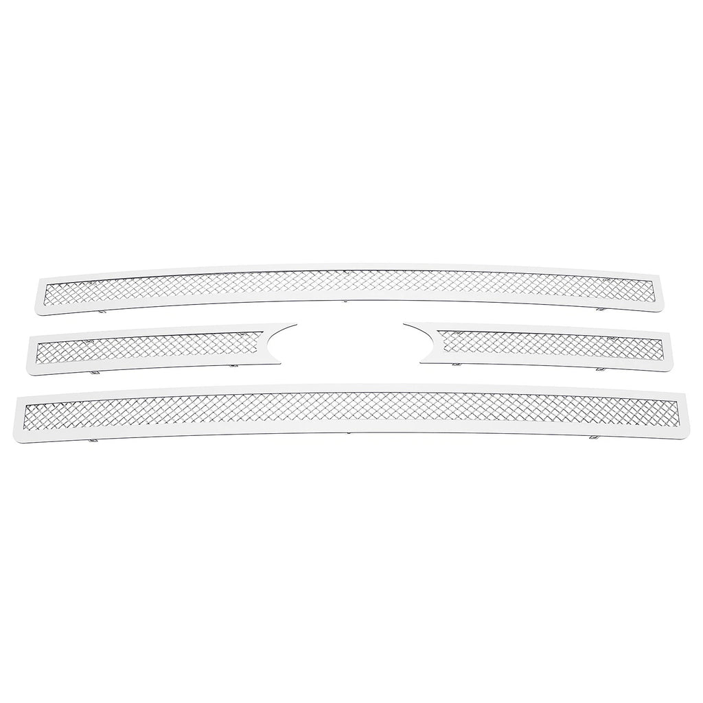 Upper Stainless Steel Chrome Mesh Grille Insert for Ford Expedition (2015-2017)