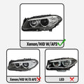 HID Projector Headlight for BMW F10 528i 535i (2014–2016) AFS Driver