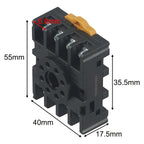 Timer Relay Socket Base for Standard Screw Hole Position (Universal)