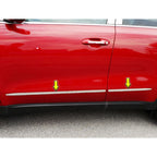 4pc Luxury FX Stainless Upper Body Side Molding Accent for 2017-22 Kia Sportage