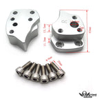 1 Inch Front Silver Handlebar Riser Spacers Kit for Yamaha FJR1300 (2001–2005)