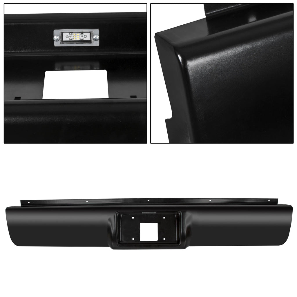 Rear Bumper Roll Pan for Chevy GMC C/K1500 2500 3500 (1988–1998)
