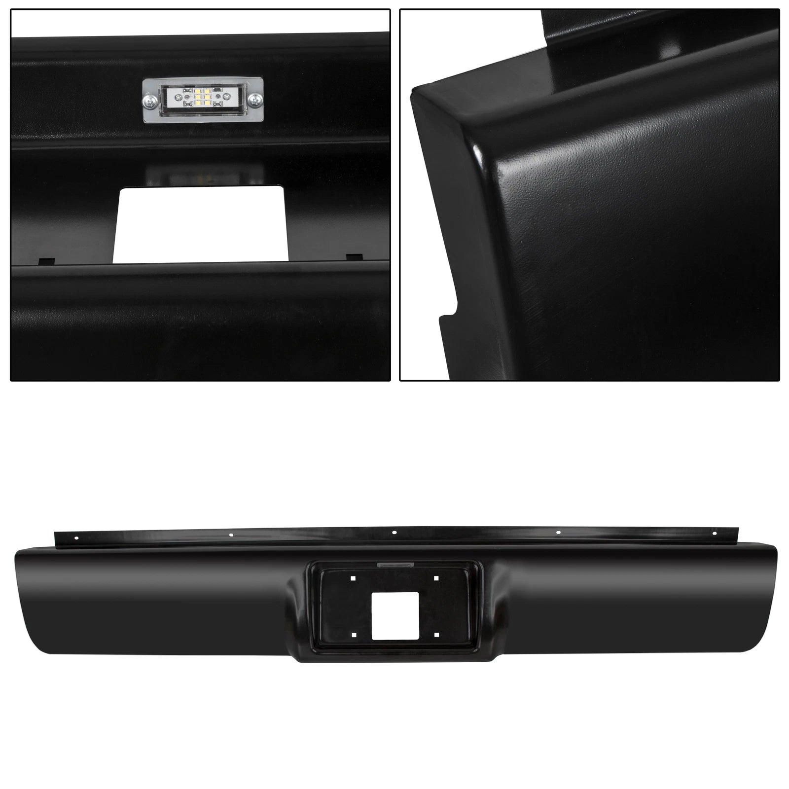 Rear Bumper Roll Pan for Chevy GMC C/K1500 2500 3500 (1988–1998)