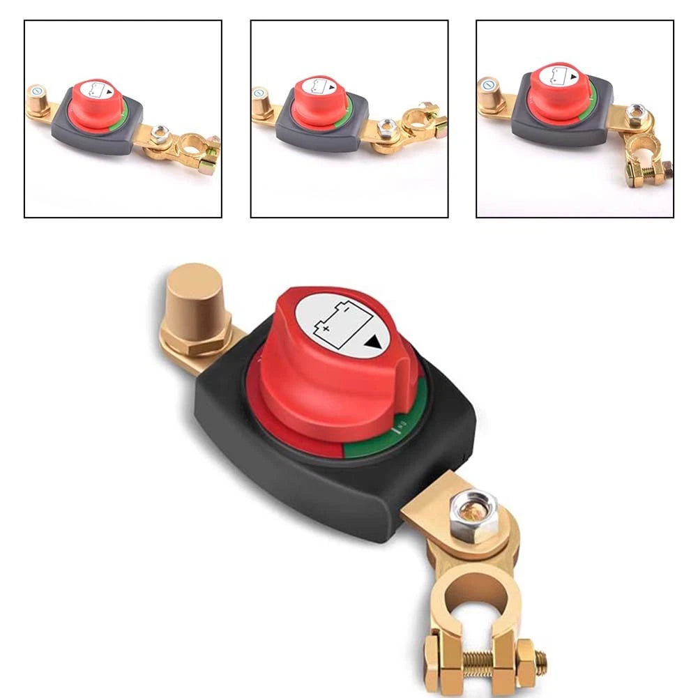 Marine Battery Disconnect Switch for ATVs Cars Boats (Waterproof)