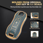 Key Fob Case Shell Cover Accessories for Porsche Panamera Cayenne Taycan