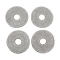 Set of 4 Microfiber Mop Cloths for Home Cleaning (Universal Fit)
