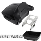 Trunk Backrest Pad Mount Rack for Harley Touring Electra Glide (2014–2026)