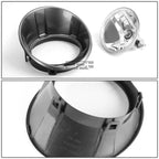 Chrome Housing Fog Light Lamp with Bulbs for Chevy Camaro (2010–2013)