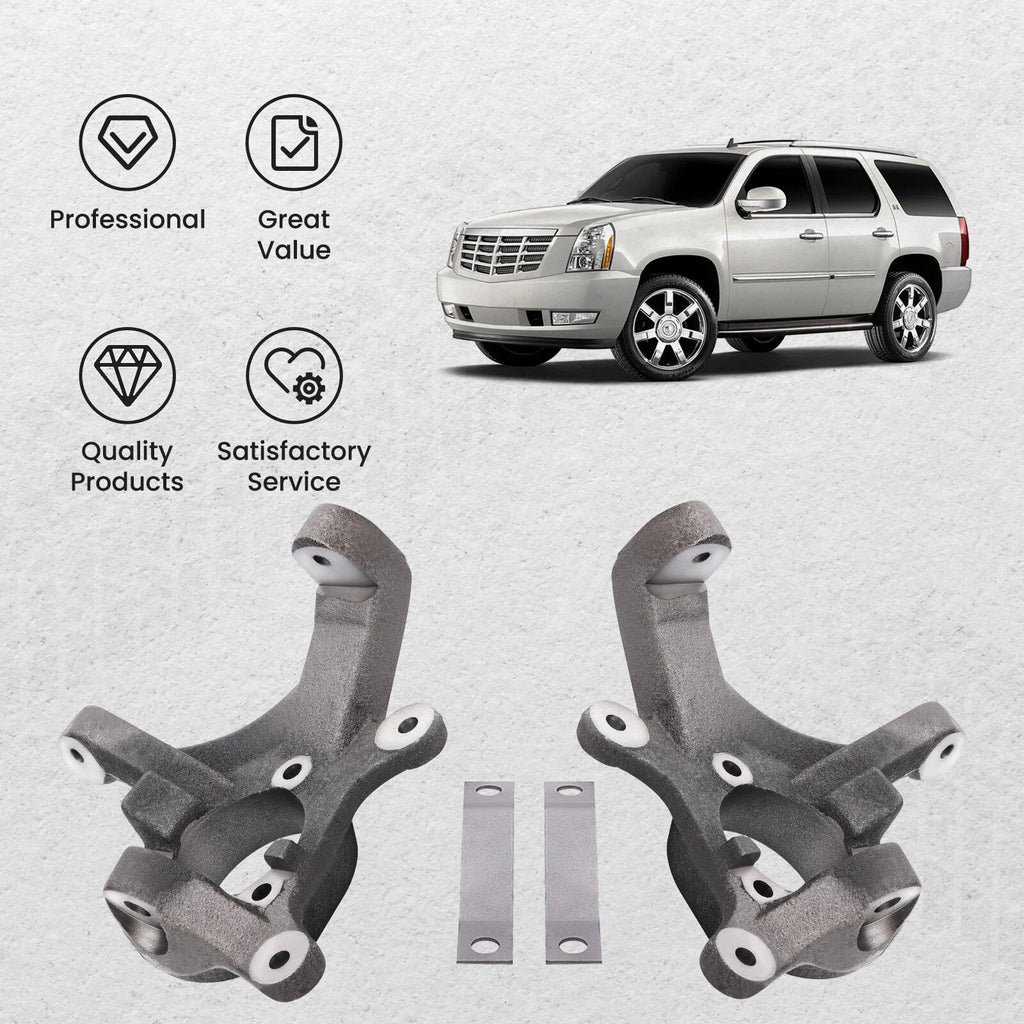 2" Lift Kit with Shocks and Spindles for Chevy Tahoe GMC Yukon (2000–2006)