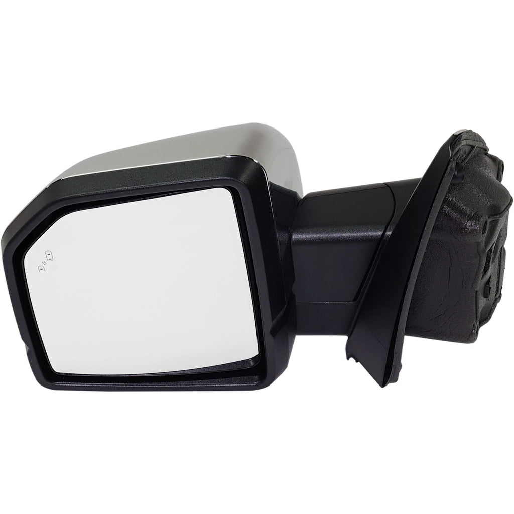 Heated Chrome Left Side Power Mirror for Ford F-150 (2015–2018)