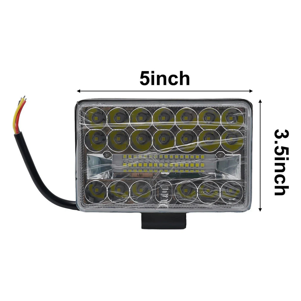 2 x LED Headlights 3x5 Inch