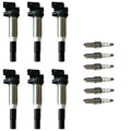 6X Ignition Coil & 6X Iridium Spark Plug for BMW 128i 325i 525i (2008–2013)