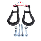 Set of 2 Black Tow Hooks for 2015–2019 Silverado GMC Sierra 2500HD 3500HD