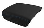 Leather Console Lid Armrest Cover for Honda Ridgeline (2006–2014) Blue Stitch