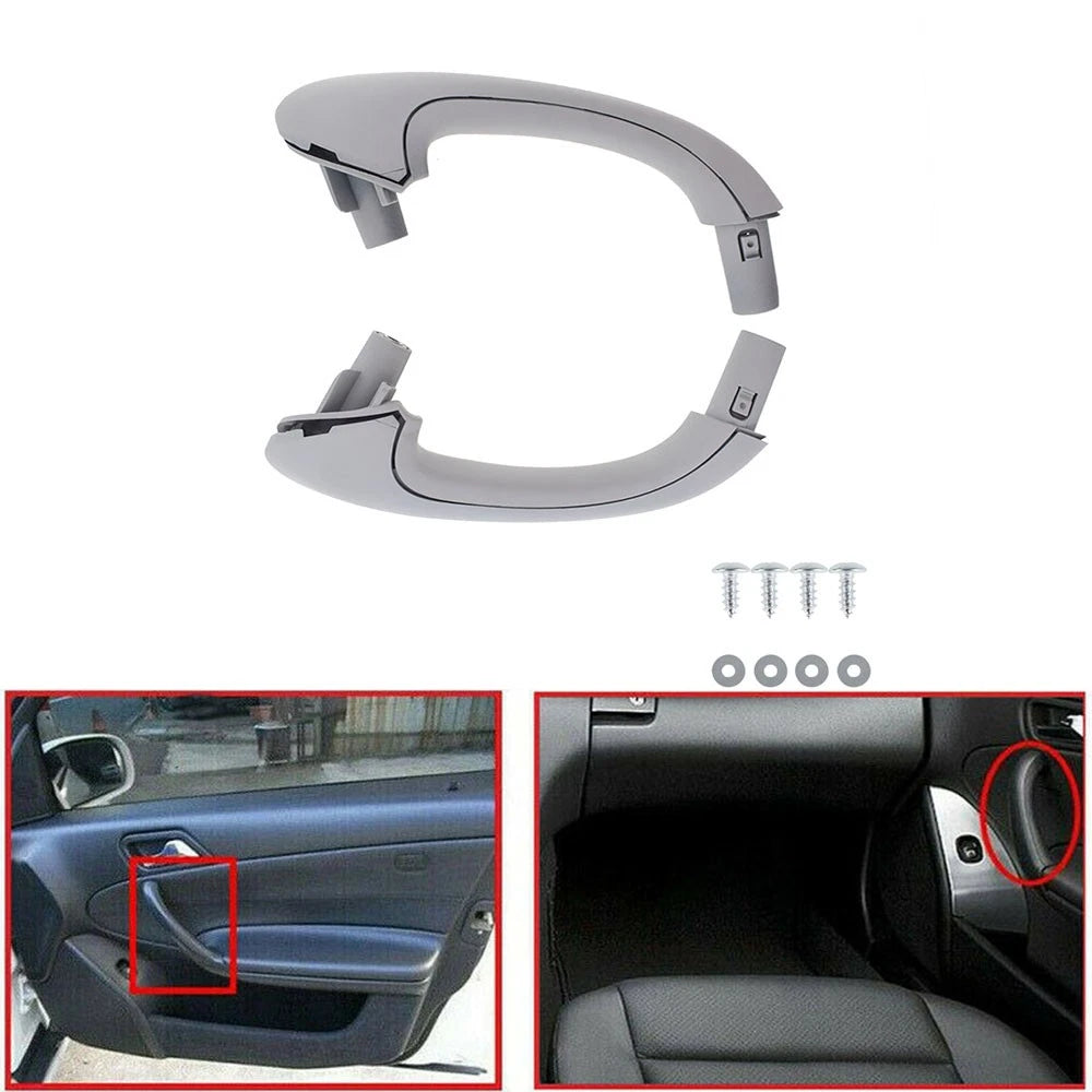 Pair Front Interior Door Pull Handles for Mercedes Benz C230 C240 C280 C320 C350 (2000-2009)