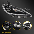 Passenger Side Halogen Headlight for Chrysler 200 (2015–2017)