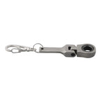 180 Degree Rotatable Ratchet Spanner Keychain Wrench