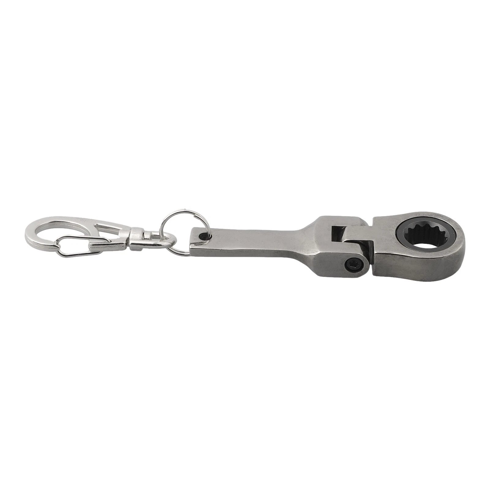 180 Degree Rotatable Ratchet Spanner Keychain Wrench