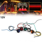 3 LED Front Rear Side Marker Light for Trailer Truck Van Bus (12V)