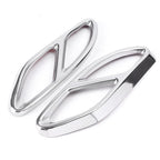2X Rear Cylinder Exhaust Pipe Cover for Mercedes Benz E Class W212 (2016–2020)