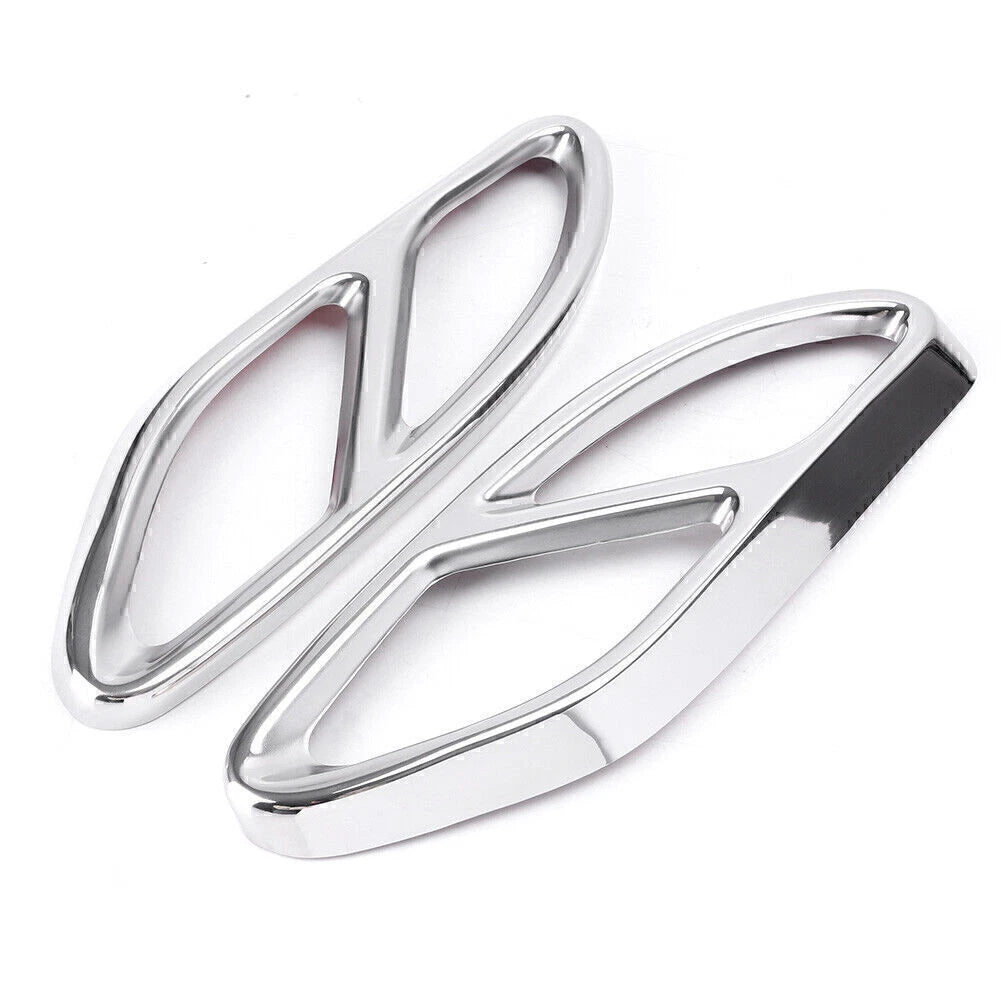 2X Rear Cylinder Exhaust Pipe Cover for Mercedes Benz E Class W212 (2016–2020)