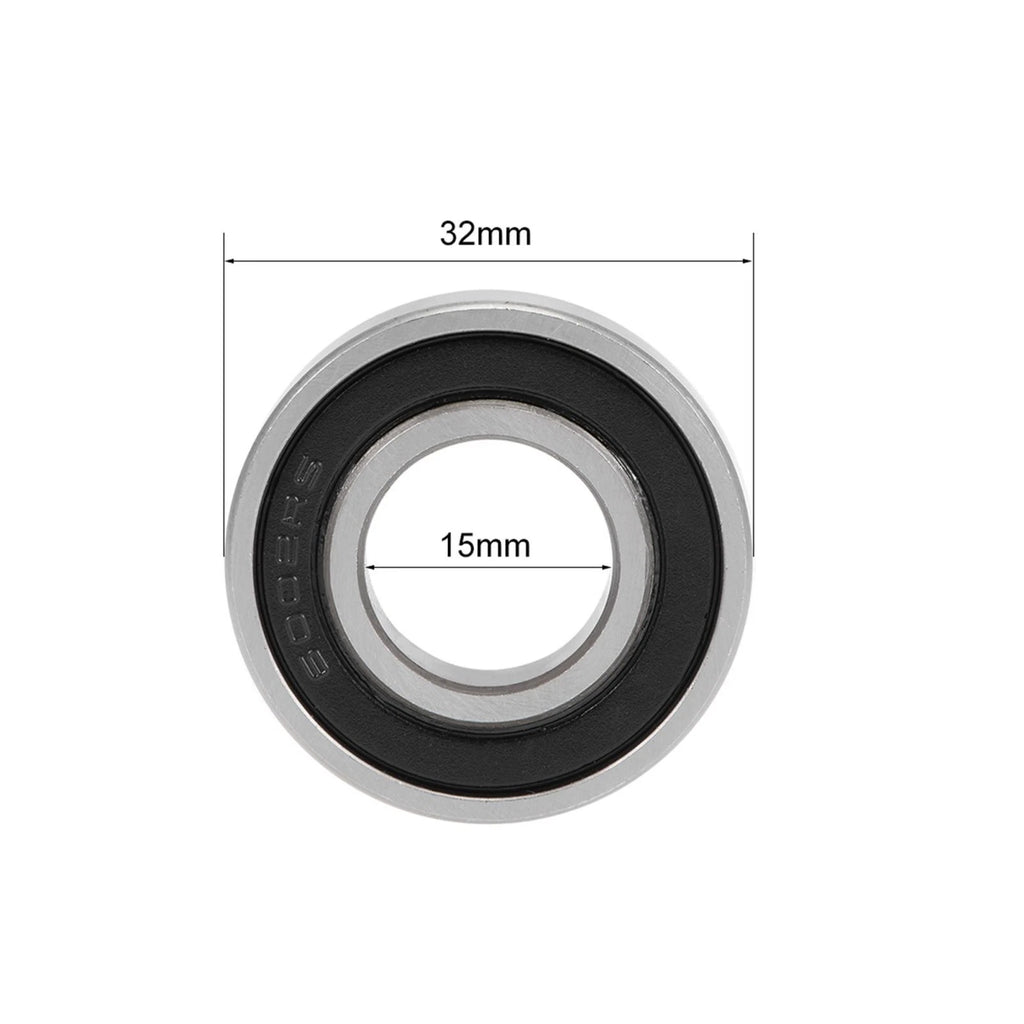 Set of 10 6002-2RS Ball Bearings for Various Models (15x32x9mm)