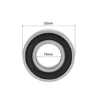 Set of 10 6002-2RS Ball Bearings for Various Models (15x32x9mm)