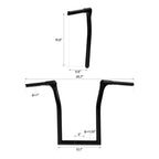 16" Rise 1.26" Ape Handlebar for Harley Softail Fat Boy Sport Glide (2018–Present)