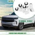 10 Pcs Rocker Panel Clips for Chevrolet Avalanche (2007–2013) No. 11518357