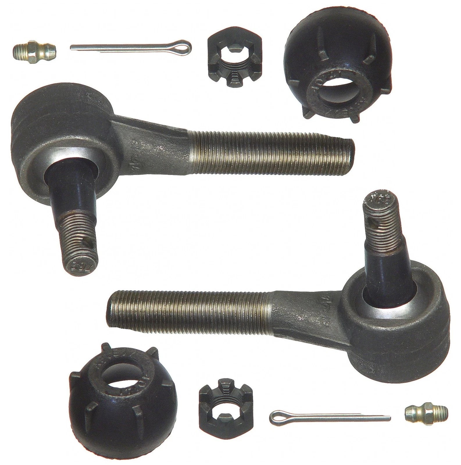 Set of 2 Outer Moog Steering Tie Rod Ends for Ford Galaxie, Mercury Monterey (1965–1974)