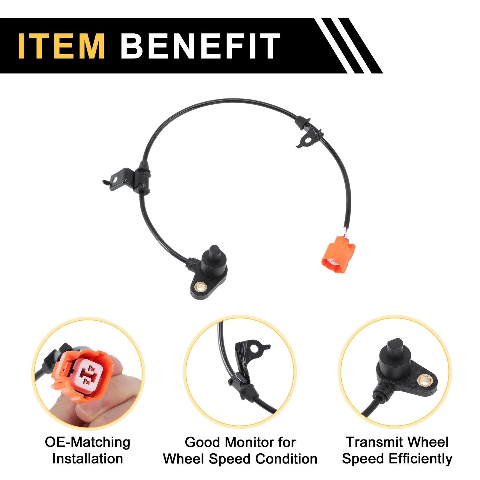 ABS Wheel Speed Sensor No. 57470S0KA53 for Honda Accord (2018–2023)