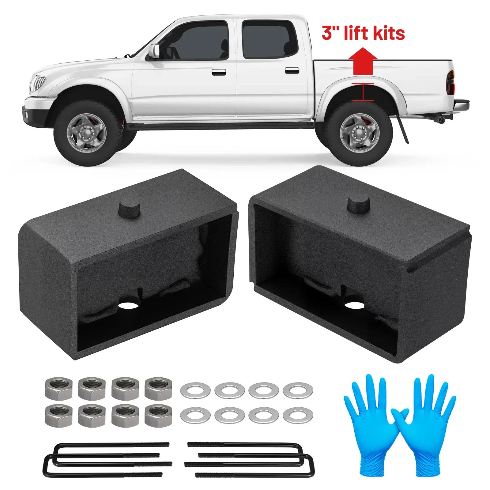 3" Rear Leveling Lift Kit for Chevy Silverado 1500 & GMC Sierra (1999–2023)