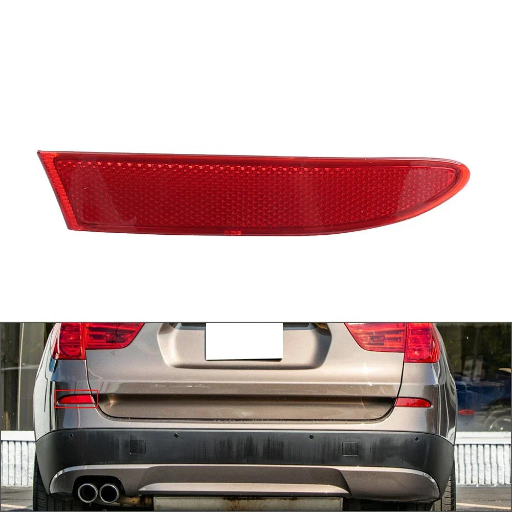 Rear Left Bumper Reflector Red Lens for BMW X3 (2011-2017)