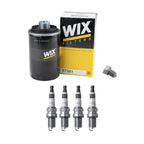 Wix Engine Oil Filter & NGK Iridium IX Spark Plugs Kit for Audi A3 A4 A5 (2000–2023)