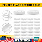 30pcs Fender Flare Retainer Clips for Jeep Wrangler JL (2018–2020) & Gladiator (2020)