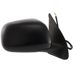 Set of 2 Power Mirrors for Toyota Tacoma (2005–2011) Manual Folding Textured Black