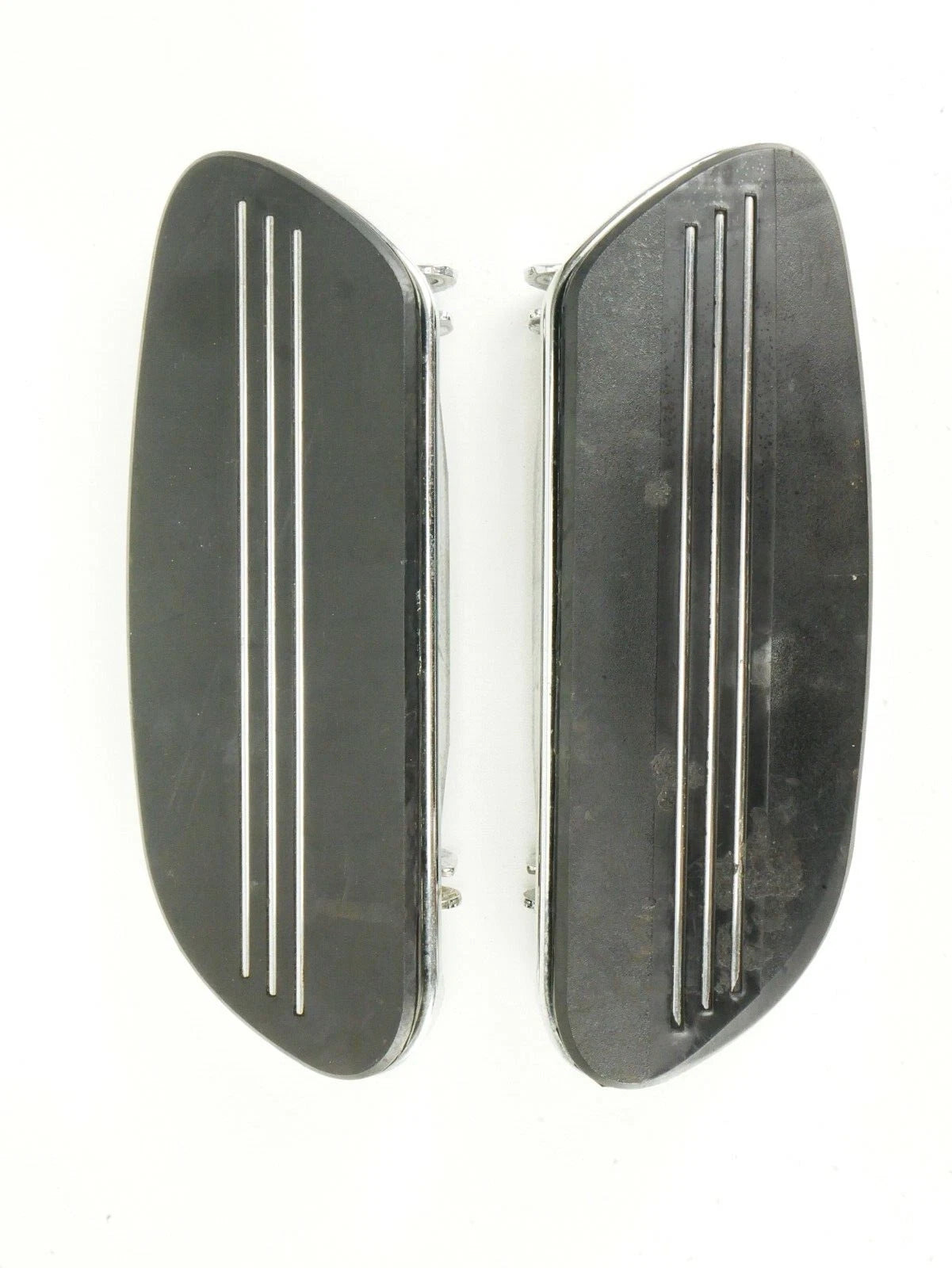 Set of 2 Chrome Streamliner Front Driver Floorboards for Harley Davidson Touring (1987–2023)