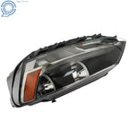 Driver Left Headlight for Volkswagen Jetta (2011-2018) Halogen Black