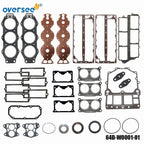 Power Head Gasket Kit for Yamaha Outboard 150-200HP V6 (2000–2023) 64D-W0001-01, 6R3-W0001-03