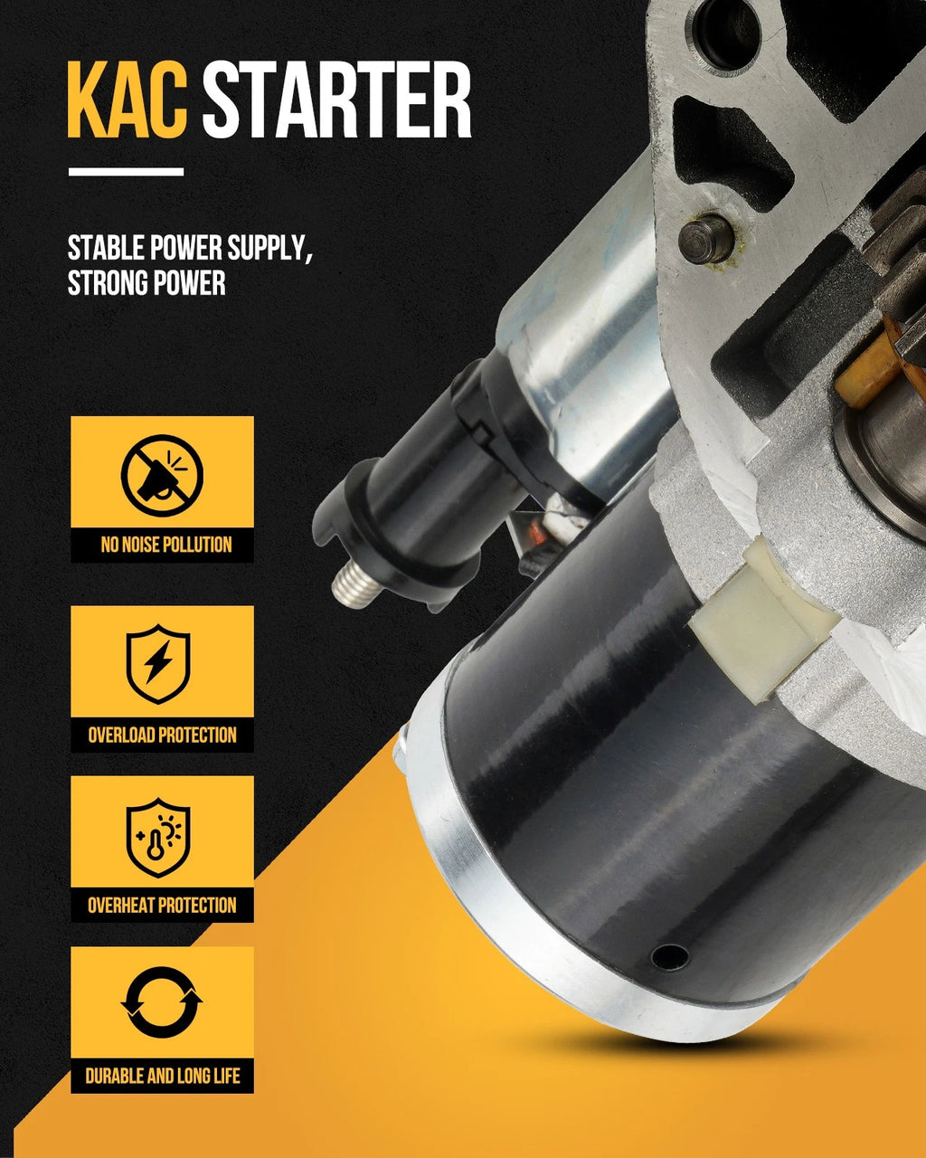 Starter Motor for Buick LaCrosse Chevrolet Impala (2006–2009)