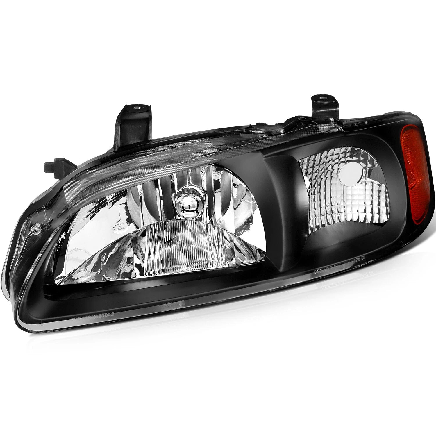 Headlight Assembly for Nissan Sentra (2000-2003) Black Housing