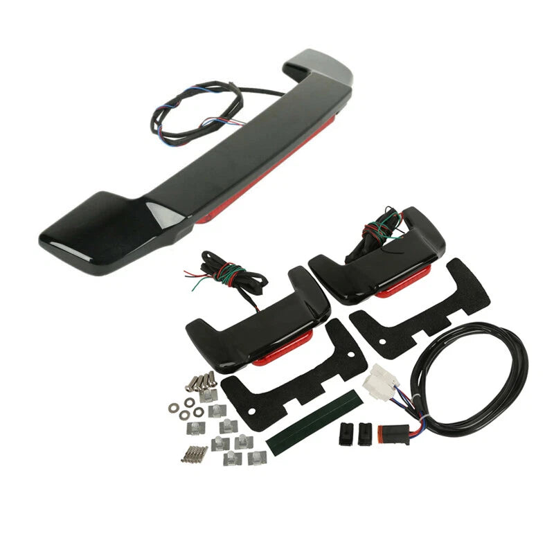 Brake Light Saddlebag Lid Spoilers for Harley Touring Road Glide (1997–2013)