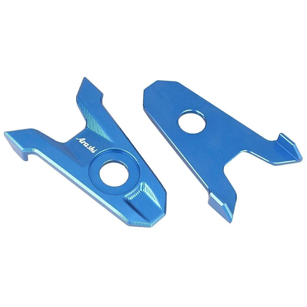 Motorcycle Rear Axle Spindle Chain Adjuster Blocks for Kawasaki Z800 (13-16)