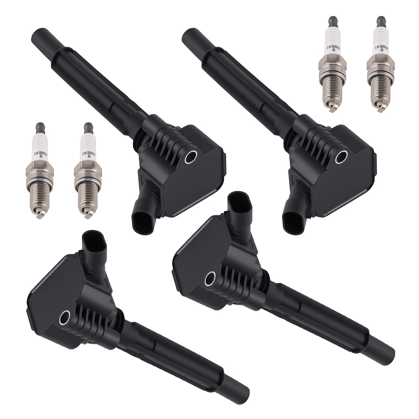 4X Ignition Coils & Spark Plugs for Fiat 500, Dodge Dart 1.4L (2012–2017) 68081914AB