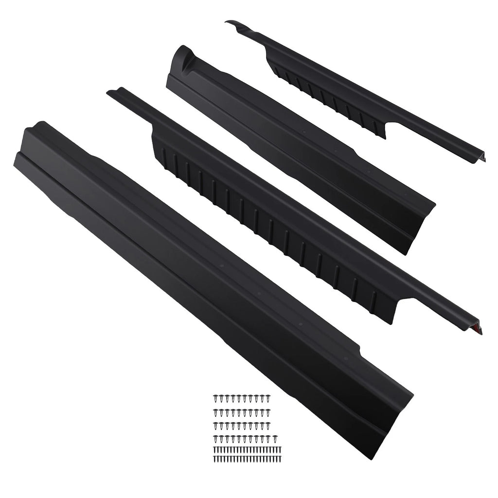 Set of 4 Rocker Panels for Ford F150 (2009–2014) ABS Cover
