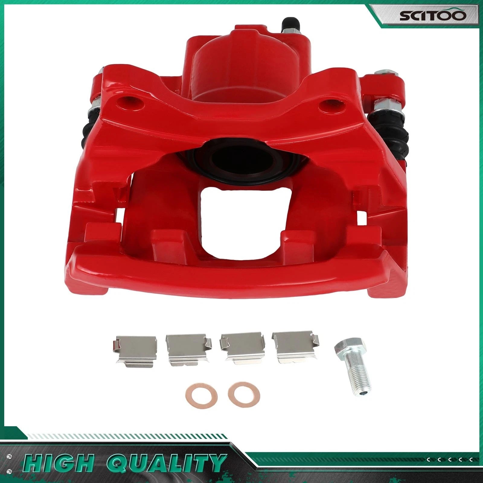 Rear Passenger Brake Caliper w/ Bracket for Dodge Nitro (2007–2011) Jeep Liberty (2008–2012)