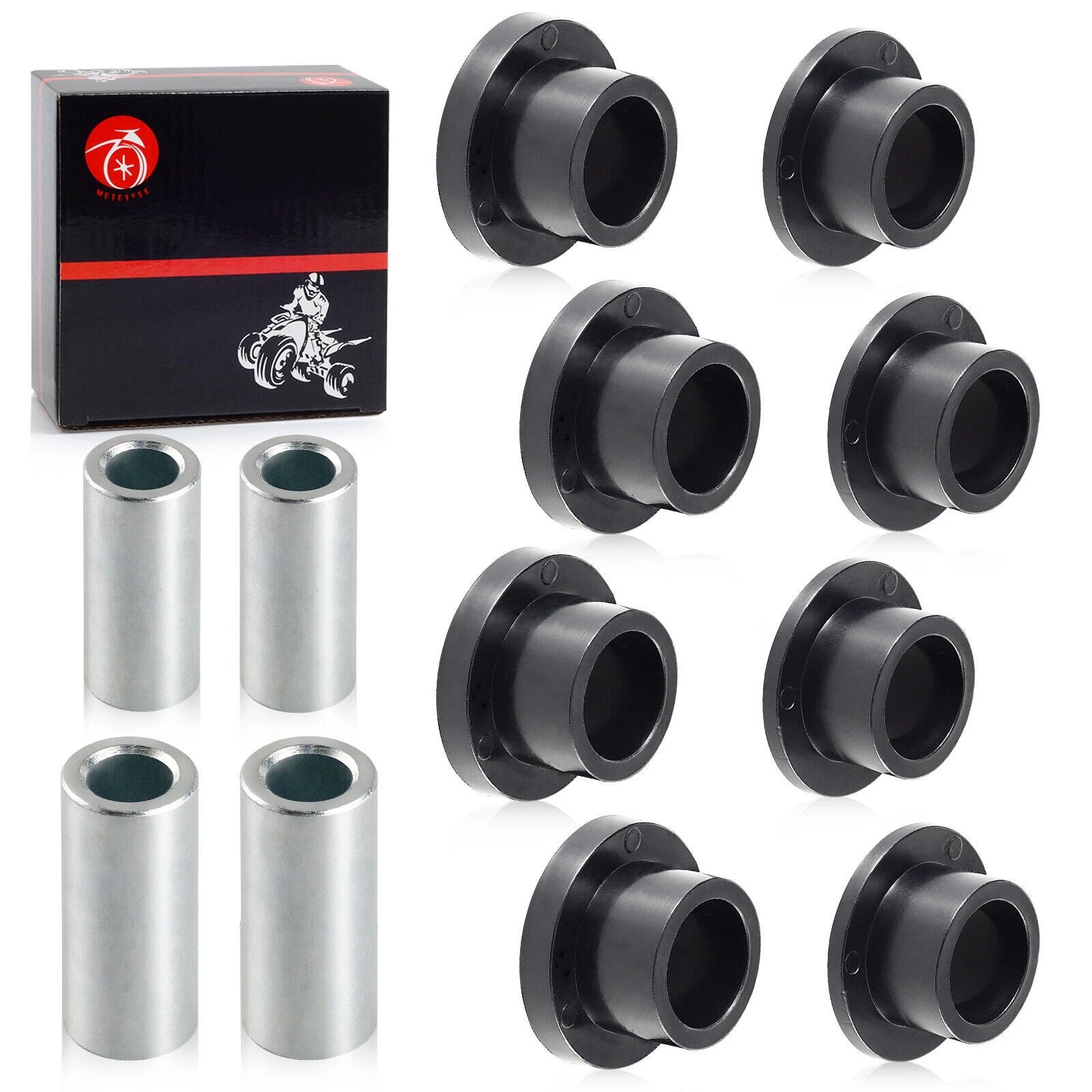 Front Shock Absorber Bushings Sleeve Kit for Polaris RZR 800 (2008–2014)