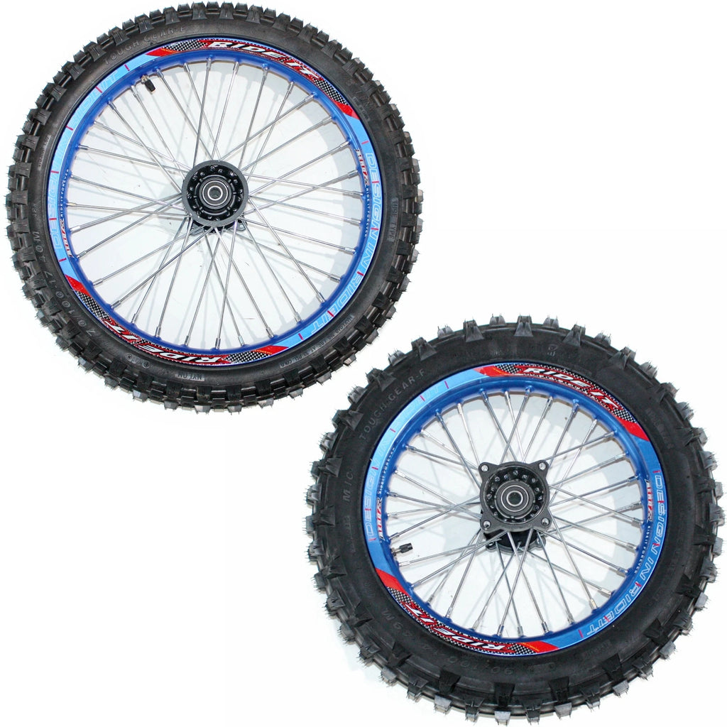 15mm Front & 14 Inch Rear Alloy Wheel Rim Tire for Dirt Bike (PIT)